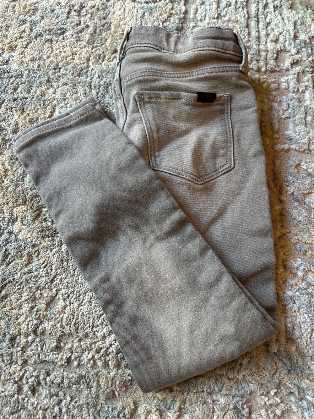 Kids Taupe Jeans - Comfortable Stretch Bottoms